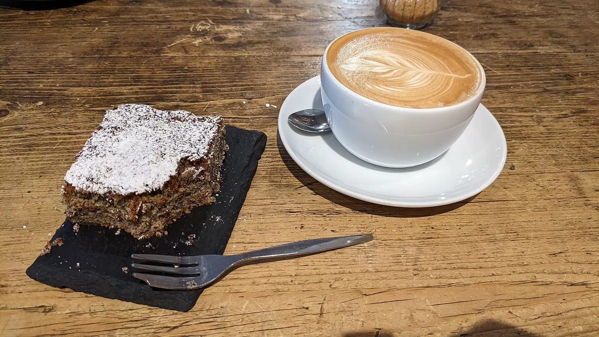 Café food typical of Kiersey's Bar and Tearoom